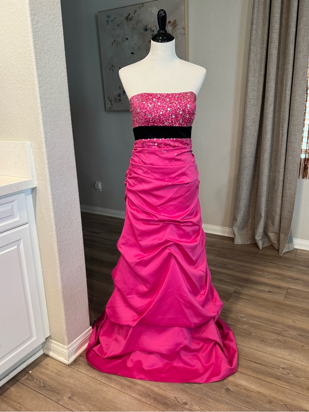 NWOT Blondie pink dress SIZE 7 prom junior